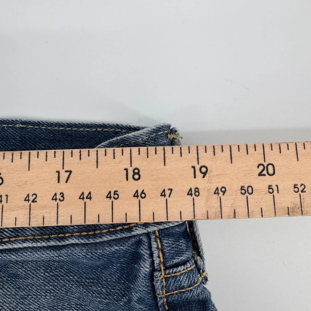 Levi's 501 Original‎ Fit Jeans Mens 38x32 Blue Medium Wash Straight Button Fly